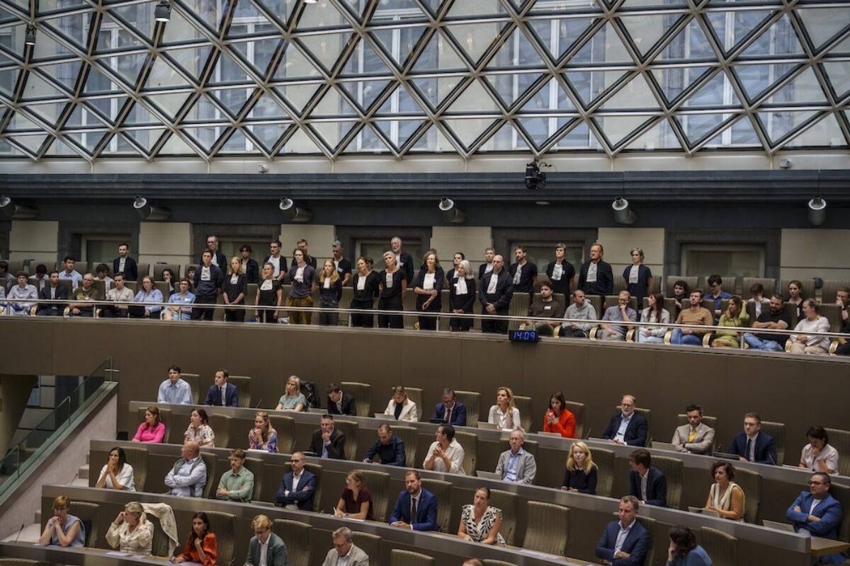 Op 30 september 2026 stonden we recht in het Vlaams Parlement.